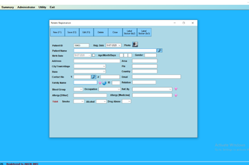 Patient Registration