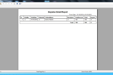 Medical Account Summary Reports